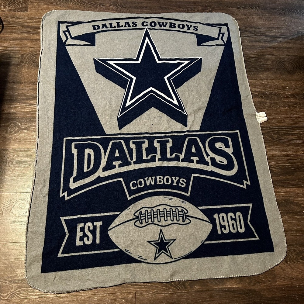 Dallas Cowboys NFL 55"x40" Throw Blanket Vintage VTG